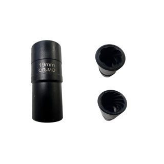 Douille twist 6 et 12 pans 19mm special goujon abimé