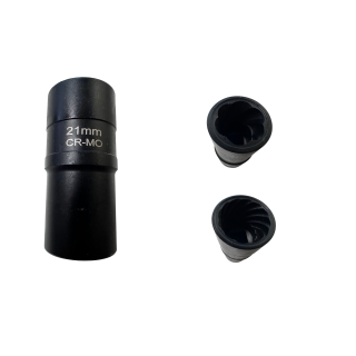 Douille twist 6 et 12 pans 21mm spécial goujon abimé