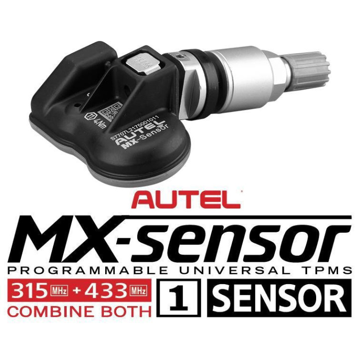 Valve TPMS Universelle programmable  Métallique