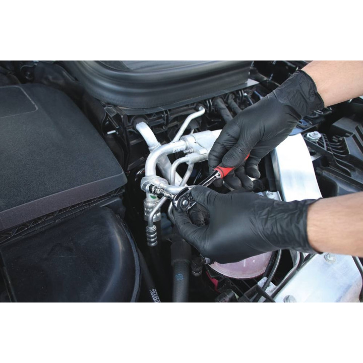 Gants jetables en nitrile ambidextres boite de 100 pièces