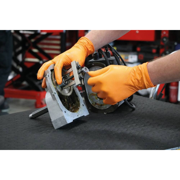 Gants jetables en nitrile ambidextres boite de 100 pièces