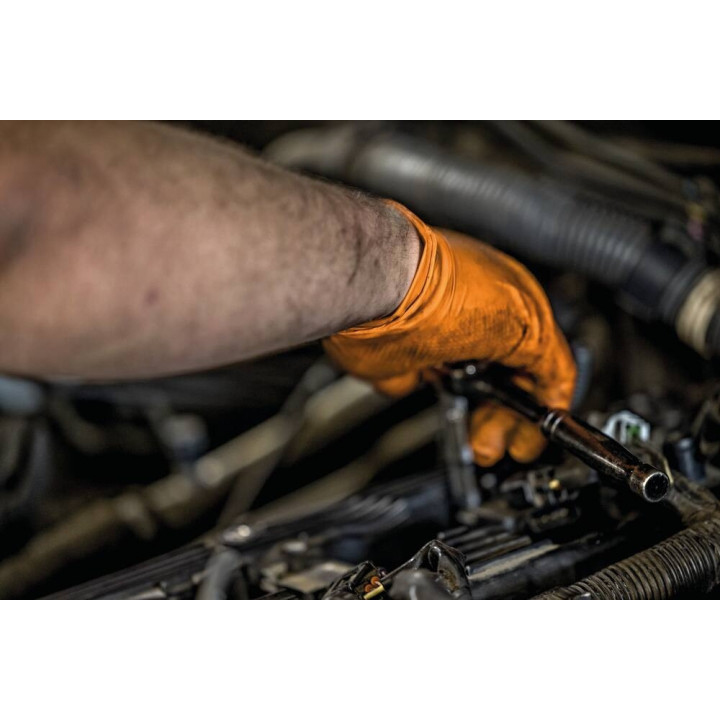 Gants jetables en nitrile ambidextres boite de 100 pièces