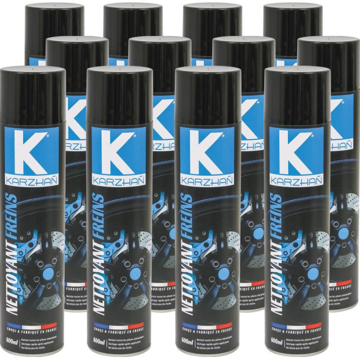 Nettoyant Frein Karzhan 600 ml lot de 12 bombes
